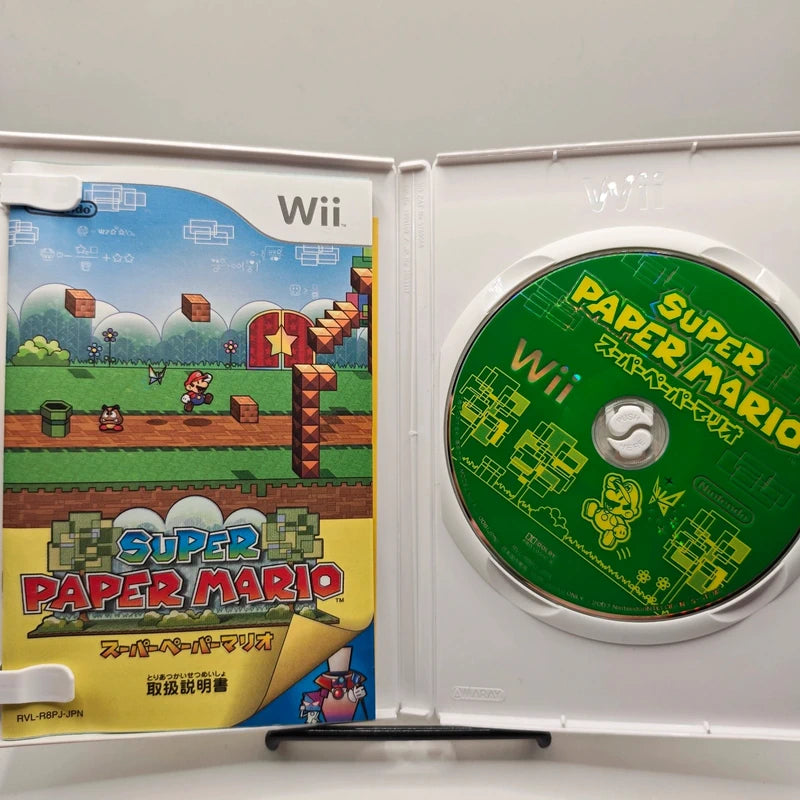 Nintendo Wii Super Paper Mario Wii Japan