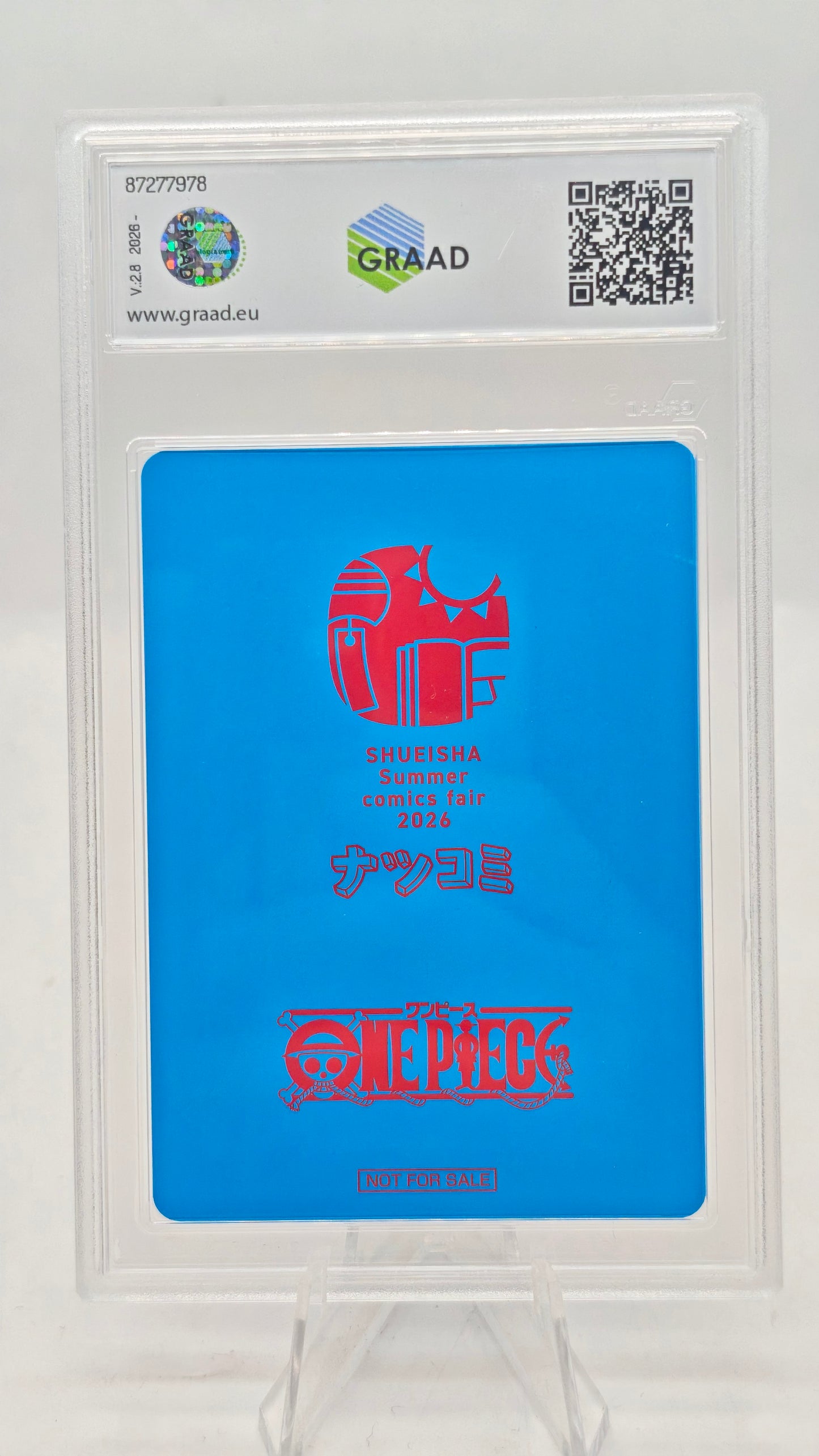 MetaKira Collectible Card NatsuComi 2026 One Piece Eiichiro Oda Signed Graad 9