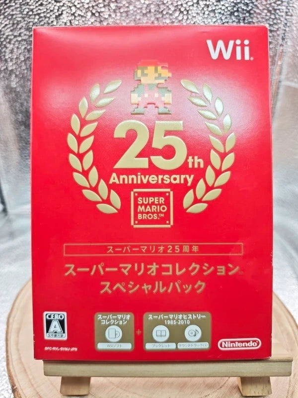Nintendo Wii Super Mario All-Stars 25th Anniversary Edition Collection Special Pack Japan