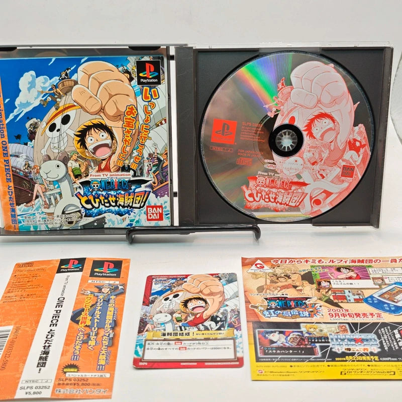 PlayStation 1 From TV Animation One Piece: Tobidase Kaizokudan! + Promo Japan