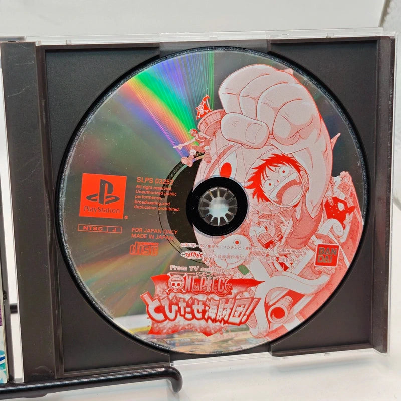 PlayStation 1 From TV Animation One Piece: Tobidase Kaizokudan! + Promo Japan