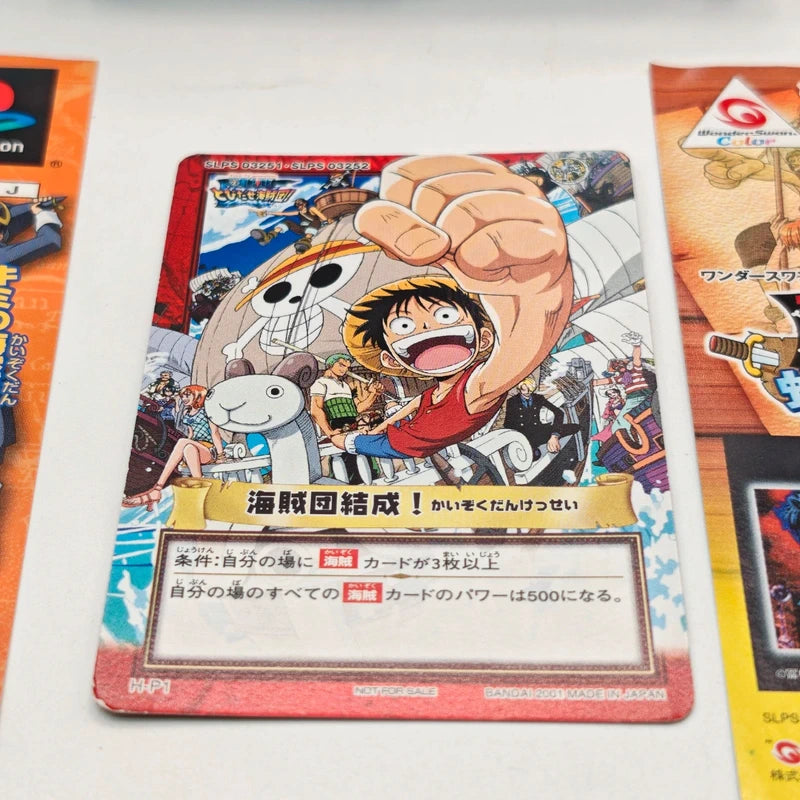 PlayStation 1 From TV Animation One Piece: Tobidase Kaizokudan! + Promo Japan