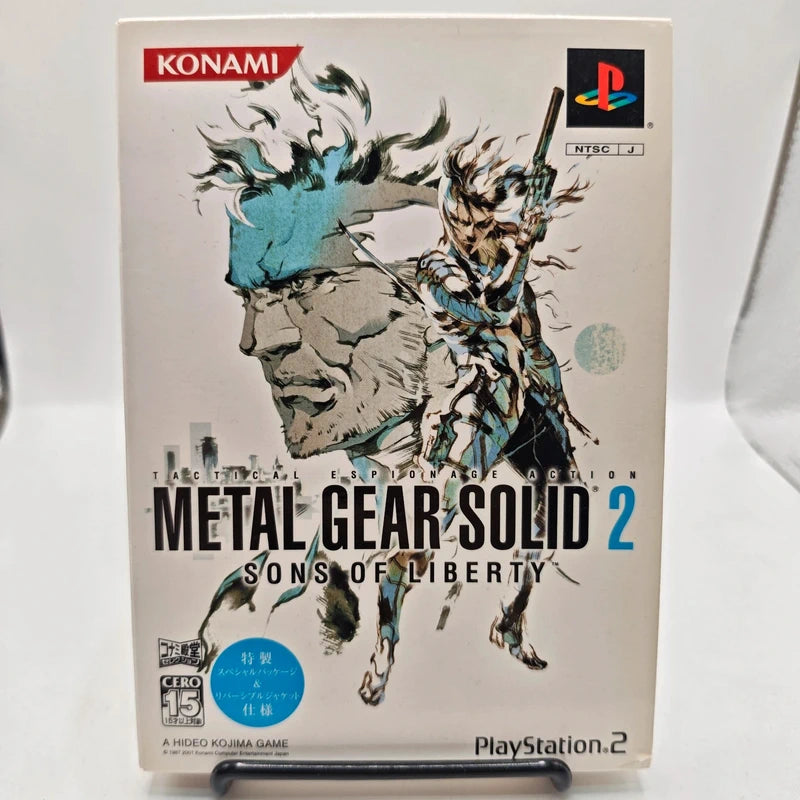 Metal Gear Solid 2 Sons Of Liberty Konami Limited Edition PlayStation 2 Doppia Copertina