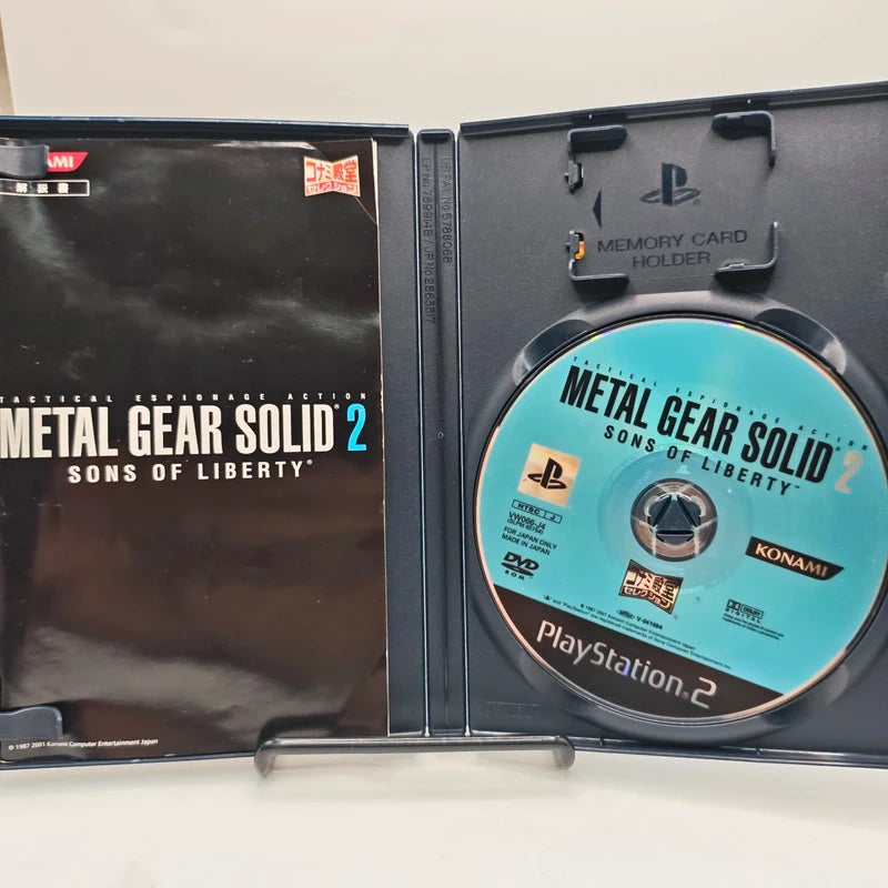 Metal Gear Solid 2 Sons Of Liberty Konami Limited Edition PlayStation 2 Doppia Copertina