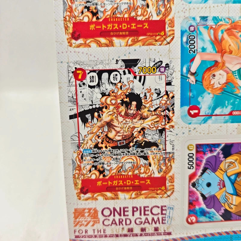 One Piece Card Game Saikyo Jump Portuguese D. Ace Manga Mini Card