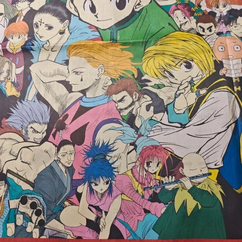 Hunter x Hunter Vol. 39 Annuncio Giornale Giappone Yoshihiro Togashi Illustrazione Inedita