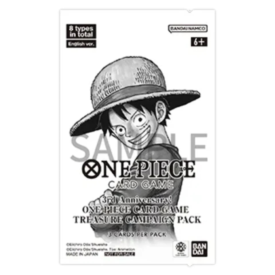 One Piece Card Game 3rd Anniversary! One Piece Treasure Campaign Pack Promo Pack