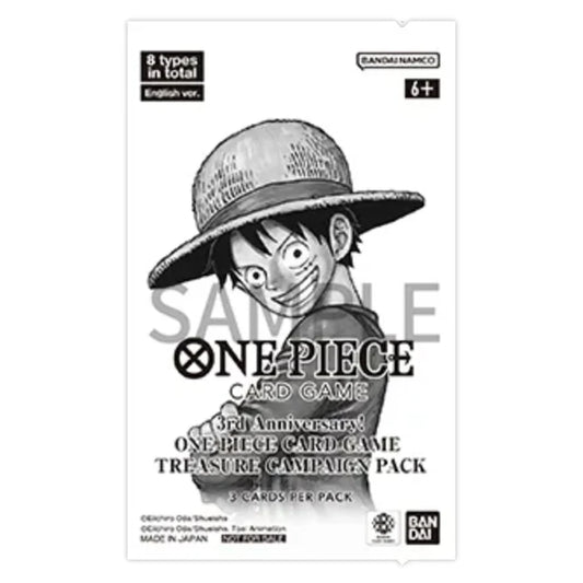 One Piece Card Game 3rd Anniversary! One Piece Treasure Campaign Pack Promo Pack