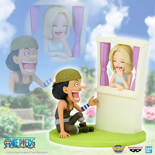 One Piece WCF Log Stories Usopp & Kaya Figure