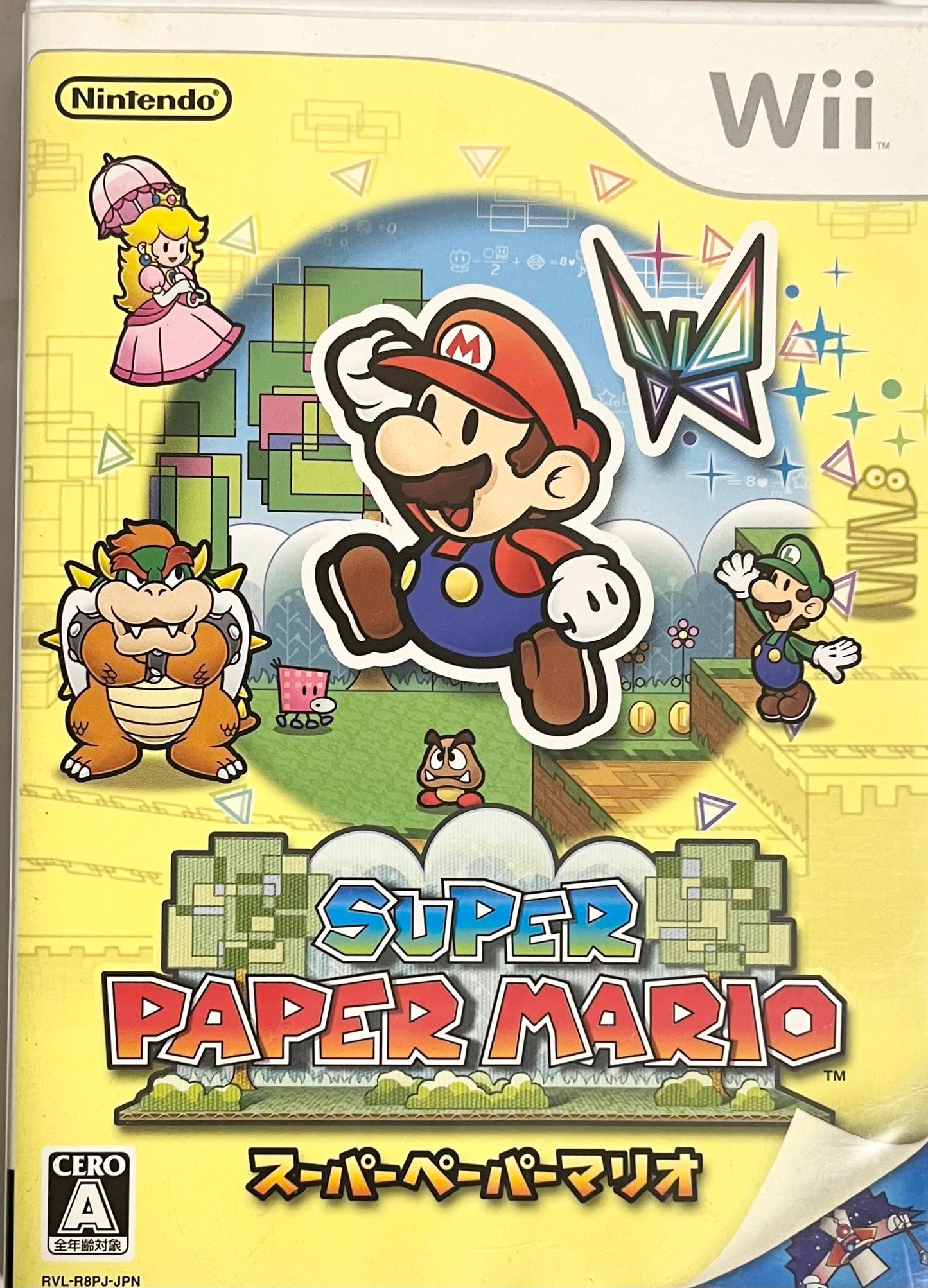 Nintendo Wii Super Paper Mario Wii Japan