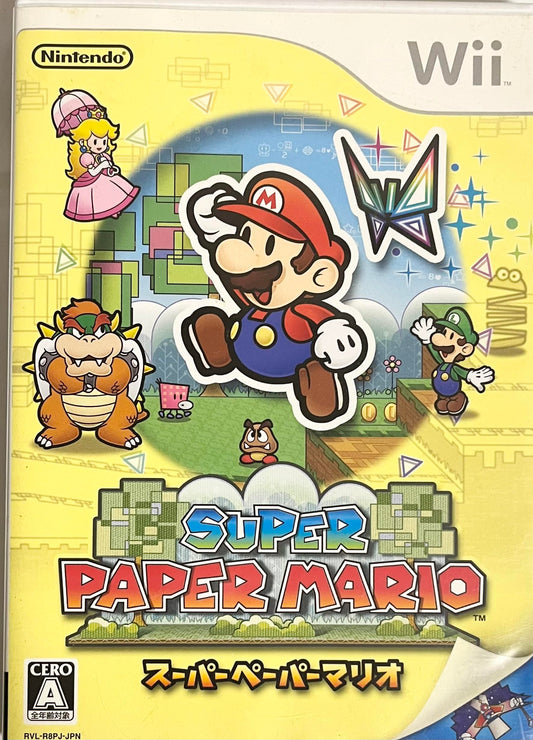 Nintendo Wii Super Paper Mario Wii Japan