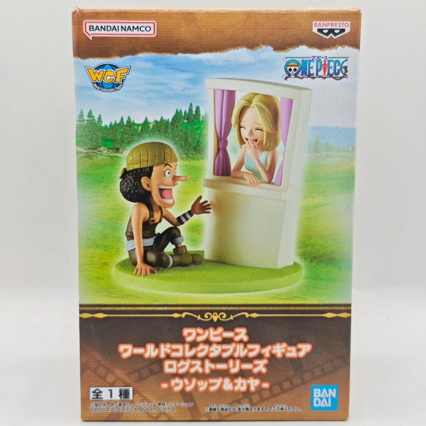 One Piece WCF Log Stories Usopp & Kaya Figure