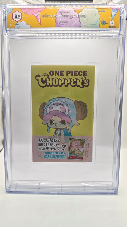 One Piece Chopper's + Promo EB02-003 Chopper Graad 9.8