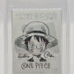 One Piece Natsucomi 2022 Eiichiro Oda Signed Graad 7.5