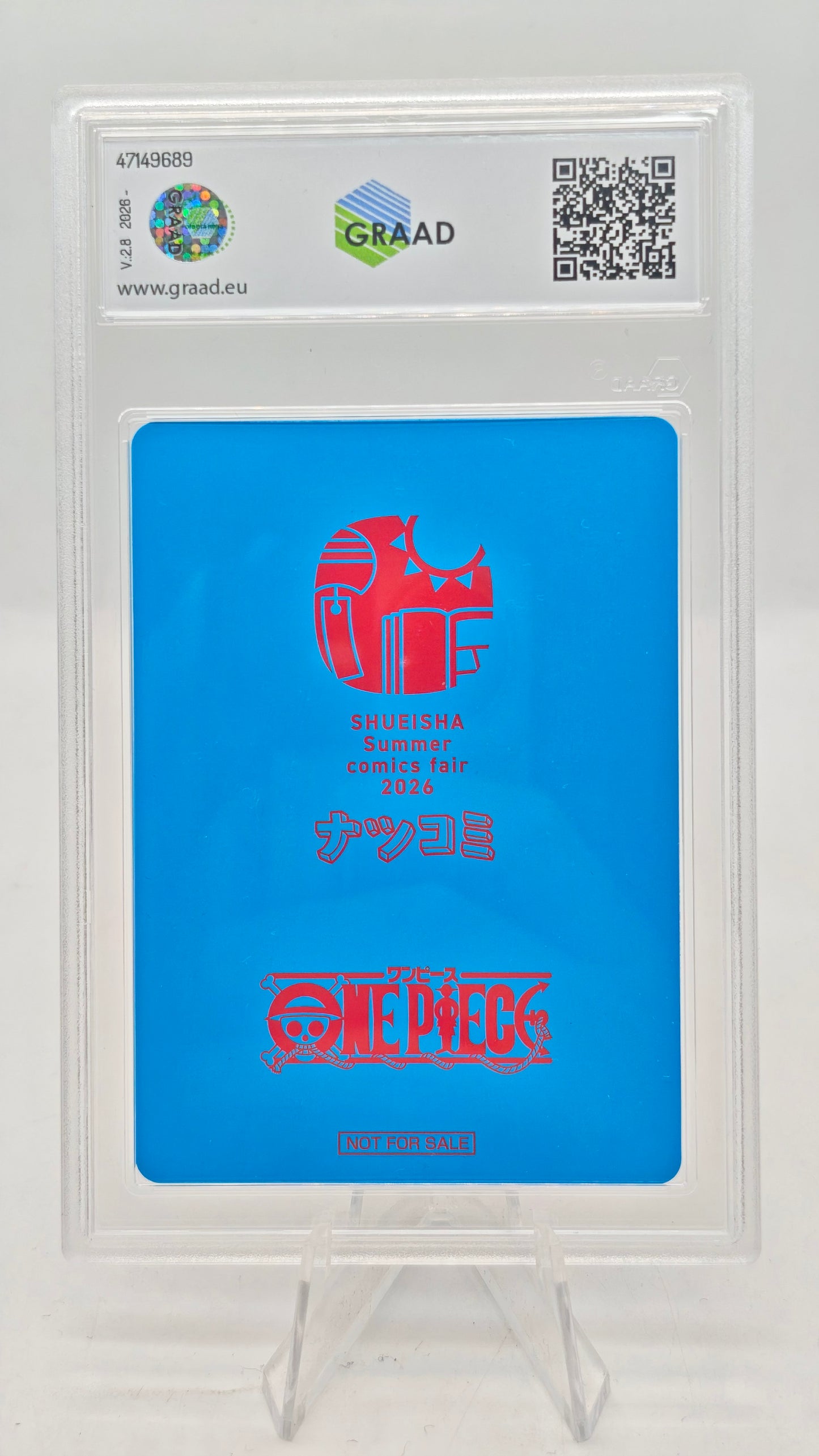 MetaKira Collectible Card NatsuComi 2026 One Piece Eiichiro Oda Signed Graad 9