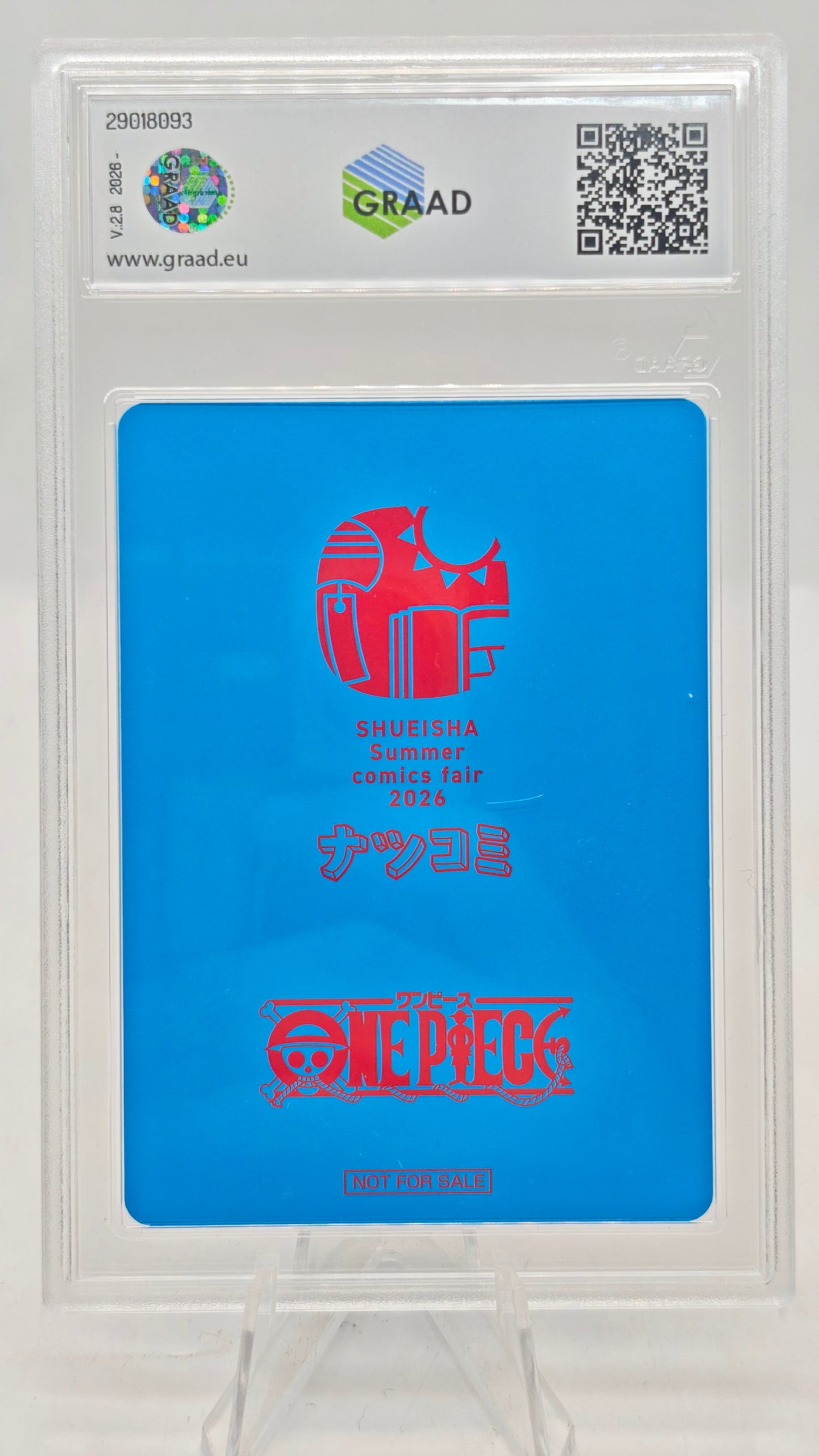 MetaKira Collectible Card NatsuComi 2026 One Piece Eiichiro Oda Signed Graad 9.5