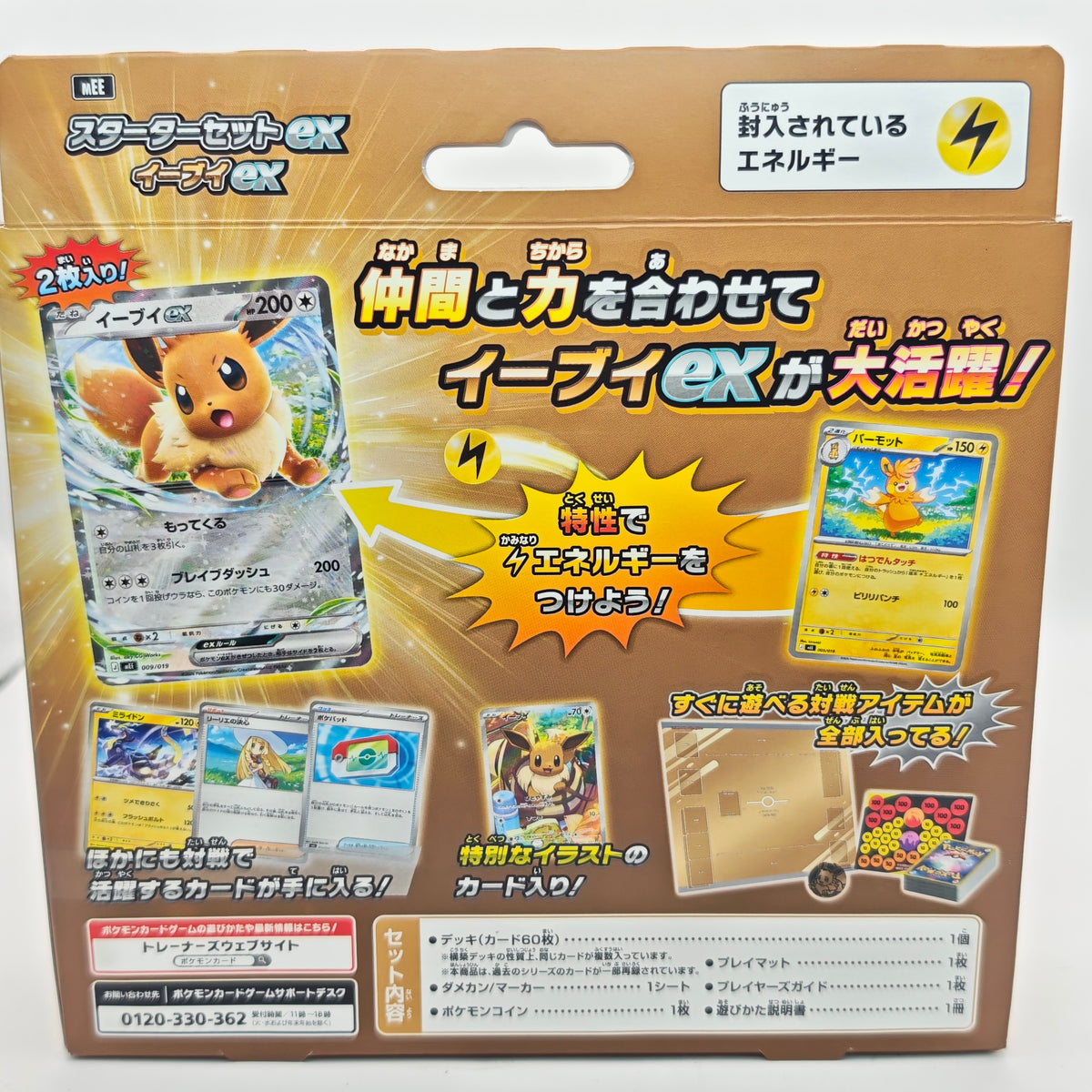 Pokemon MEGA Starter Set Eevee ex