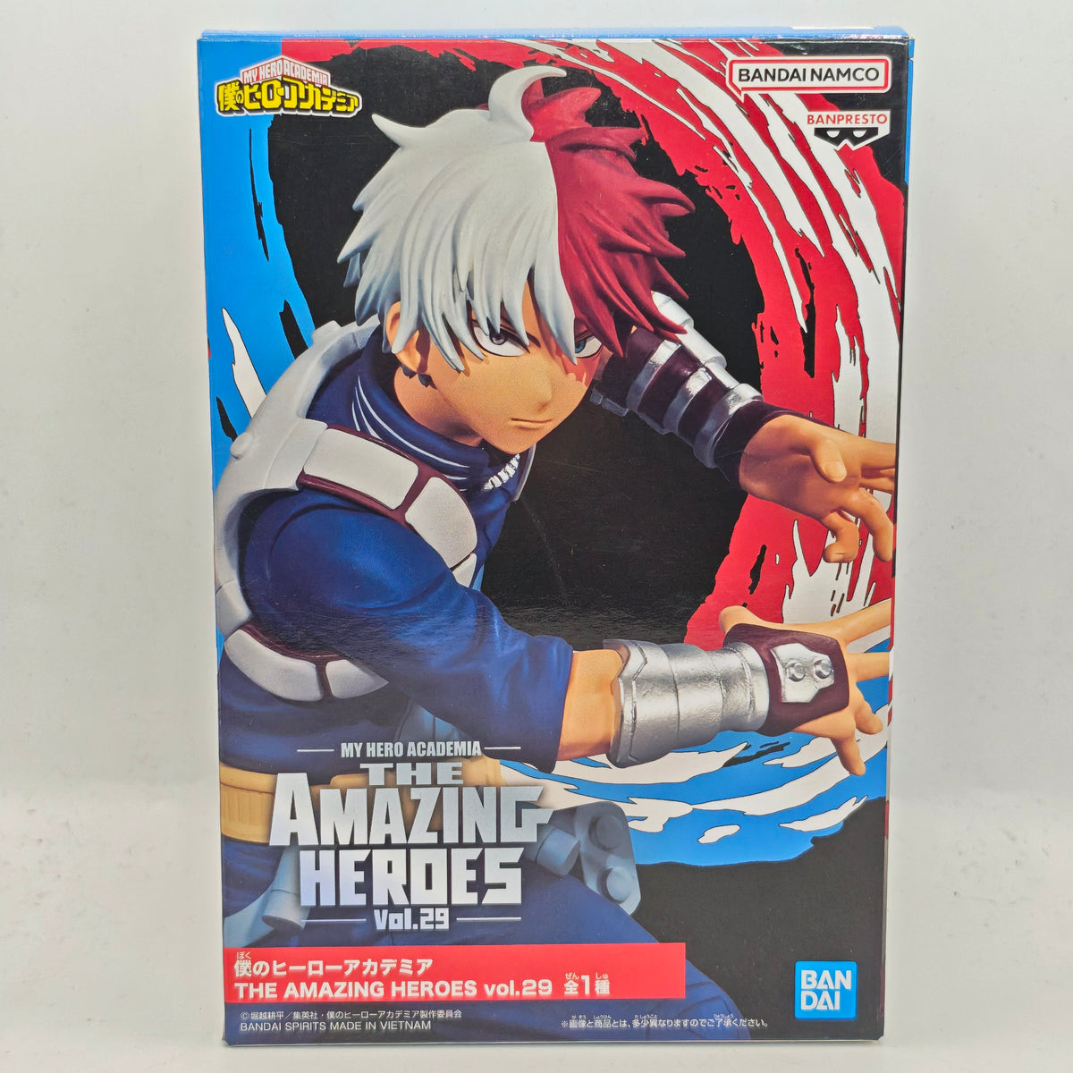 My Hero Academia Shoto Todoroki The Amazing Heroes Vol.29 Banpresto Bandai Figure